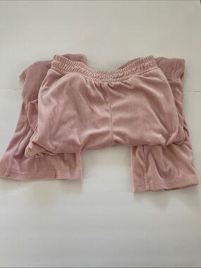 Charlotte Russe Light Pink Velour Lounge Set